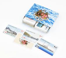 Az Osztrák-Magyar Monarchia hadihajóit ábrázoló römi kártya csomag, két pakli, bontatlan