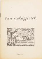 Pécsi szükségpénzek. Pécsi szükségpénzek kiállítása. Katalógus a 1918-21 között Pécsett használatos szükségpénzekről. Összeáll.: B. Horváth Csilla, Hágen József, Rayman János. Az egyik összeállító, Rayman János által DEDIKÁLT példány! Pécs, 1990, JPM Várostörténeti Múzeum - MÉE Baranya Megyei Szervezete, 24 p. Kiadói papírkötés.