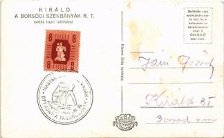 Királd, Borsodi Szénbányák R.T. kettős tiszti lakóházai. Klemm Béla felvétele (fl)