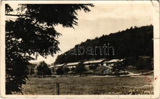 1952 Királd, Borsodi Szénbányák rt. Erdőalja lakótelepe. Klemm Béla felvétele (szakadás / tear)