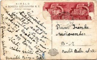 1952 Királd, Borsodi Szénbányák rt. Erdőalja lakótelepe. Klemm Béla felvétele (szakadás / tear)