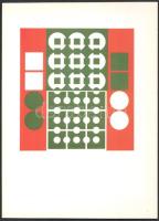 Victor Vasarely tíz kompozíciója Bartok Béla emlékére. Csoóri Sándor, Illyés Gyula, Keresztury Dezső...