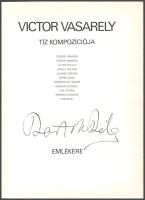 Victor Vasarely tíz kompozíciója Bartok Béla emlékére. Csoóri Sándor, Illyés Gyula, Keresztury Dezső...