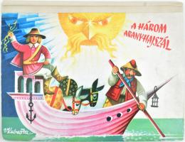 Kubasta, Vojtech: A három aranyhajszál. Prága, 1981, Artia. Félvászon-kötés, borítón kisebb elszíneződésekkel és apró gyűrődésekkel, máskülönben jó állapotban. Térbeli mesekönyv mozgatható elemekkel, a sok esetben hiányzó három aranyhajszál is része a tételünknek!