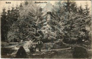 1916 Kolta, Koltha, Koltovjec; Mészáros villa. Kalmár Ármin kiadása / villa (fl)