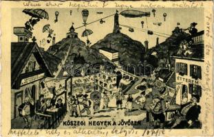 1950 Kőszeg, Hegyek a jövőben. Róth Jenő kiadása