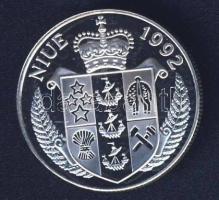 Niue 1992. 5$ Ag "Bounty-hajó" T:PP