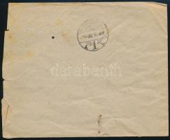 1920 Ajánlott levél 10 db bélyeggel Mátészalkáról Nyíregyházára