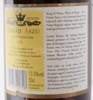 1954 Crown Estates Tokaji Aszú 6 puttonyos, bontatlan palack édes fehér desszertbor, 13,5%, 0,5l
