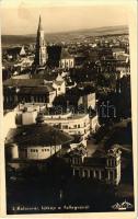 1940 Kolozsvár, Cluj; Látkép a Fellegvárról. Belle, photo + "visszatért" So. Stpl