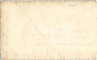 Első világháborús katonák műteremben. Foto Szélessy / WWI Austro-Hungarian soldiers. photo (fa)