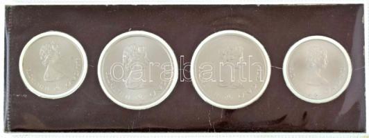 Kanada 1976. 5$ Ag "Montreali Olimpia - Olimpiai falu" + 5$ Ag "Montreali Olimpia - O...