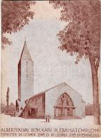 Budapest XI. Albertfalva, római katolikus plébániatemplom (vágott / cut)