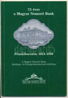dr. Garami Erika: 75 éves a Magyar Nemzeti Bank - Pénzkibocsátás 1924-1999 - A Magyar Nemzeti Bank Bankjegy- és Éremgyűjteményének kiállítása. Budapest, Magyar Nemzeti Bank Emissziós főosztálya, 1999. használt, megkímélt állapotban