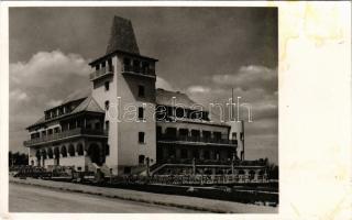 1943 Budapest XII. Széchenyihegyi vendéglő, golf szálló és nyilvános étterem a fogaskerekű végállomásnál (ragasztónyomok / glue marks)