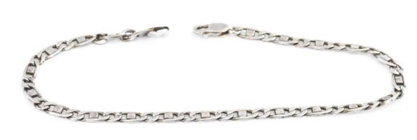 Ezüst (Ag) fantáziaszemes bokalánc, jelzett, h: 24,5 cm, 7,1g