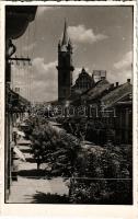 1940 Beszterce, Bistritz, Bistrita; Czitorn üzlet / shop. photo + "1940 Beszterce visszatért" So. Stpl