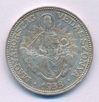 1933. 2P "Madonna" Ag T:VF patina Adamo P7