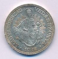 1932. 2P "Madonna" Ag T:XF karc, ph., ü., patina Adamo P7