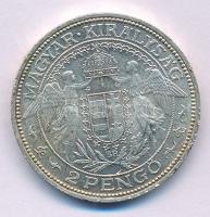 1932. 2P "Madonna" Ag T:XF karc, ph., ü., patina Adamo P7