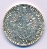 1938. 2P "Madonna" Ag T:XF patina Adamo P7
