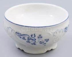 Lang M. Budapest porcelán fűszeres kínáló. Kézzel festett, jelzett, hibátlan d: 8 cm