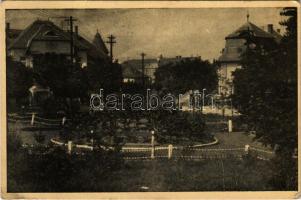 1949 Mátészalka, Hősök tere + "A Népfront Béke, Jólét, Szabadság!" So. Stpl (EK)