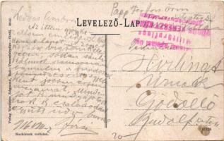 1916 Trencsénteplic, Trencianske Teplice; Miramare és Corfu villa. Wertheim Zsigmond kiadása / Villa...