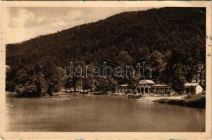 1932 Trencsénteplic, Trencianske Teplice; Kúpele, lázne, plovárna / fürdő, homokfürdő / Bad, Sandbad mit Schwimmschule / spa, sand bath (EK)