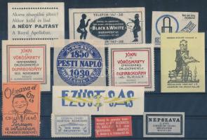 12 db reklámos és alkalmi levélzáró