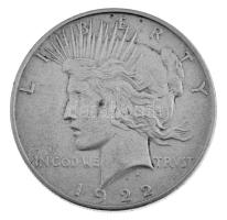 Amerikai Egyesült Államok 1922. 1$ Ag "Béke" T:VF ph. USA 1922. 1 Dollar Ag "Peace" C:VF edge error Krause KM#150