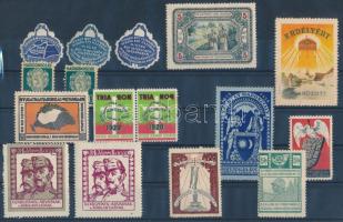 Irredenta és militária levélzáró gyűjtemény 16 db klf