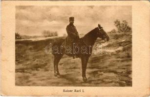 1918 IV. Károly király / Kaiser Karl I. Foto Schuhmann (Wien) / Charles I of Austria "K.u.k. In...