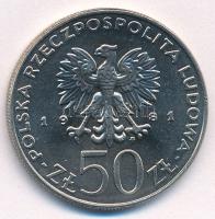 Lengyelország 1981MW 50Zl Cu-Ni "I. Wladyslaw Herman király" T:AU Poland 1981MW 50 Zlotych Cu-Ni "King Wladyslaw I" T:AU Krause Y#128