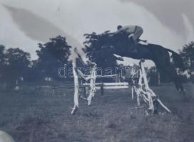 Lovaglás témájú felvételek, 6 db negatív, 9x12 cm