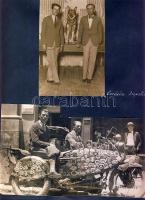 Sulkowky Zoltán és Barthy Gyula motorosok 1931-1937 közötti föld körüli útjának emlékei. Óriási, gya...