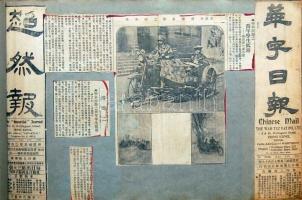 Sulkowky Zoltán és Barthy Gyula motorosok 1931-1937 közötti föld körüli útjának emlékei. Óriási, gya...