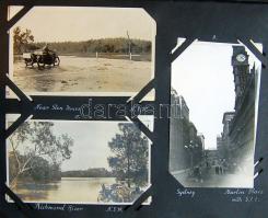 Sulkowky Zoltán és Barthy Gyula motorosok 1931-1937 közötti föld körüli útjának emlékei. Óriási, gya...