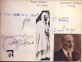 Sulkowky Zoltán és Barthy Gyula motorosok 1931-1937 közötti föld körüli útjának emlékei. Óriási, gya...