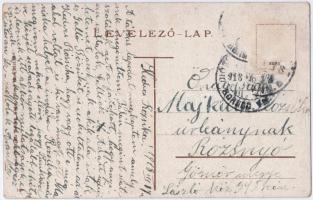 1918 Miskolc, Diósgyőri vasgyár. Grünwald Ignác kiadása (EK)