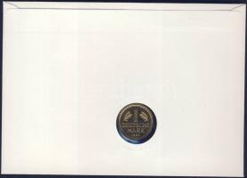 NSZK 1989. 1M érmés, bélyeges borítékon "Labdarúgó VB" elsőnapi bélyegzővel, ismertetővel ...