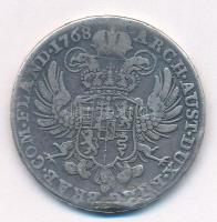 Osztrák Németalföld 1768. 1 Koronatallér / Couronne Ag "Mária Terézia" (28,72g) T:F patina, fülnyom Austrian Netherlands 1768. 1 Kronenthaler / Couronne Ag "Maria Theresa" (28,72g) C:F patina, ear mark Krause KM#21