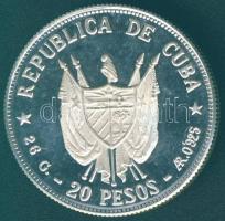 Kuba 1977. 20P "Antonio Maceo" Ag T:exPP