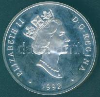 Kanada 1992. 20$ "Repülés" Ag bicolor emlékpénz T:exPP