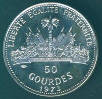 Haiti 1973. 50G "Labdarúgó VB" Ag T:PP