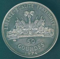 Haiti 1974. 50G "Olimpia ´76" Ag T:exPP