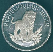 Niger 1968. 10Fr "Oroszlán" Ag T:exPP