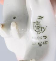 Zsolnay őzgida pár. Jelzett, hibátlan, 9x6,5 cm