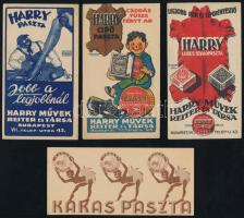 4 db Harry és Kakas paszta számolócédula
