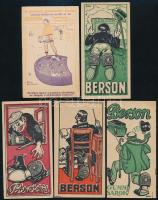 5 db Berson cipősarok számolócédula